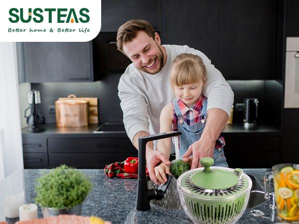 5-in-1 Large Salad Spinner