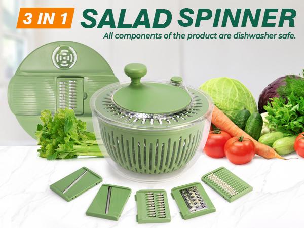 5-in-1 Large Salad Spinner