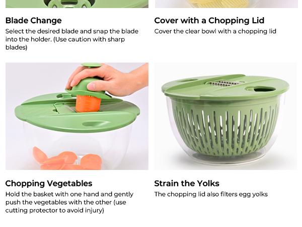 5-in-1 Large Salad Spinner